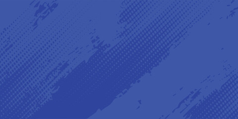 blue color pattern gradient grunge texture background. Dots pop art comics sport style. vector technology illustration eps10
