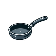 A sleek, modern frying pan resting on a clean surface, ideal for culinary use in home kitchens