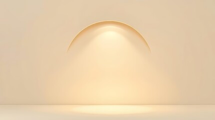 Soft beige voucher backdrop with satin sweep