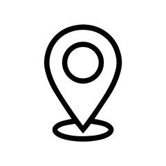 Title: “Location Pin Icon – Line Style”

