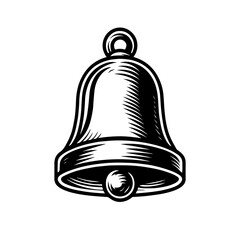 Title: “Stylized Bell Icon – Line Style”

