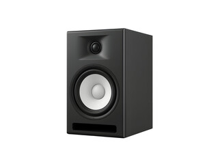 Obraz premium Studio Monitor Speaker, Close-Up of Audio Equipment for Professional Music Production