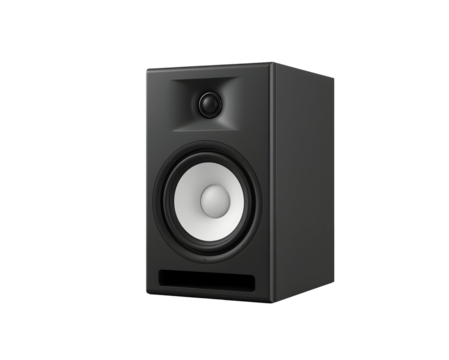 Studio Monitor Speaker, Close-Up of Audio Equipment for Professional Music Production