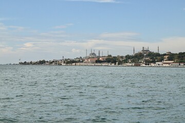 Naklejka premium Istanbul Silhouette, Topkapı Palace, Travel 