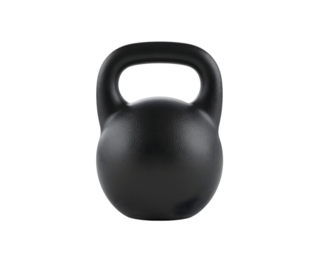 Sleek kettlebell isolated shot promoting fitness and healthy lifestyle 3D rendering