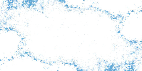An abstract blue grunge backdrop with a splash of clean, clear water and shimmering bubbles