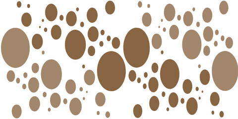 Obraz premium Vector seamless pattern with coffee beans and cute cats and dog paw illustrations