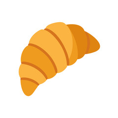croissant isolated on white