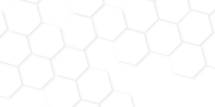 Abstract background with hexagons Abstract hexagon polygonal pattern background,  Abstract white vector wallpaper with hexagon, Surface polygon pattern with glowing hexagon paper texture, 
