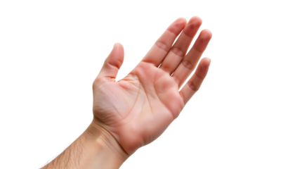 Open Male Hand Reaching Out Minimalist Setting Gesture Representation Human Connection Concept