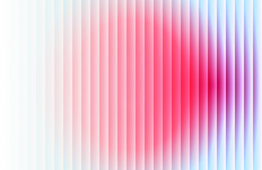 Vibrant ribbed background with futuristic vintage aesthetic and nostalgic retro chrome. Chromatic dramatic gradient in retro-futuristic style with warm and cool tones for trendy visual art projects