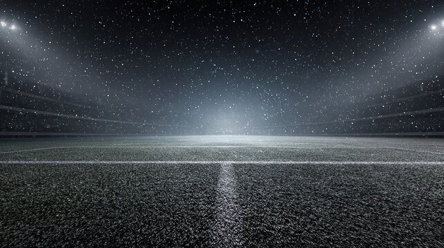 abstract football field at night creative background no logos no brands ar 169