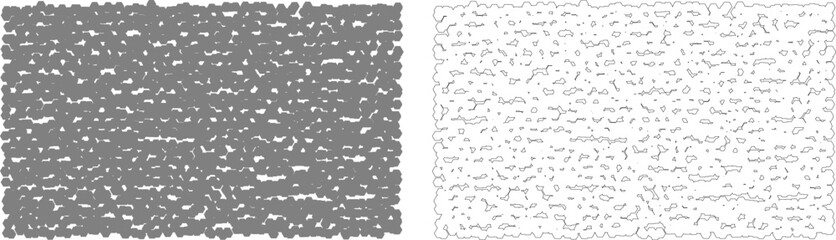 Hand made Halftone pattern background abstract dotted texture with gray and white colors for digital design and creative projects Vector