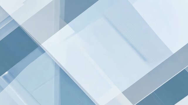 A layered mosaic pattern linear circles squares horizontally vertically opposite directions soft parallax effect layer semi-transparent depth clean minimal. Works tech text overlays