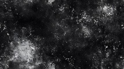 Obraz premium Grungy textured background with abstract dark smudges and light speckles.