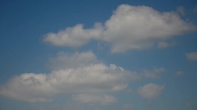 Nubi in un bel timelapse