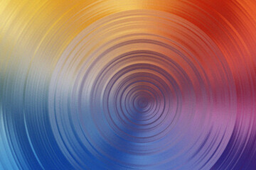 Abstract Concentric Circles with Blurry Gradient, a Modern and Colorful Background Texture for Creative Designs.