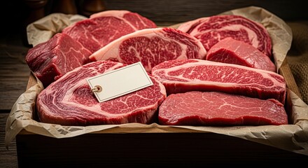 Premium Quality Beef Cuts Assortment Ready for Grilling and Roasting
