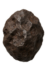 Obraz premium Dark Brown Meteorite High quality Realistic image.