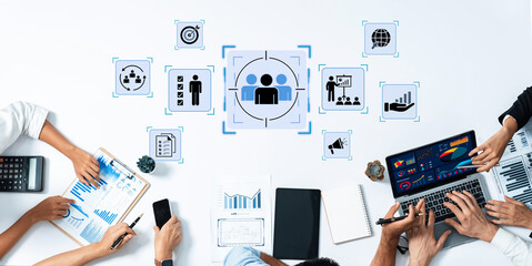 A concept of a unified business strategy. This involves identifying a target audience for marketing...