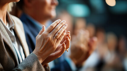 Military award presentation with applause recognition ceremony achievement recognition formal award military honors ceremonial presentation public recognition merit