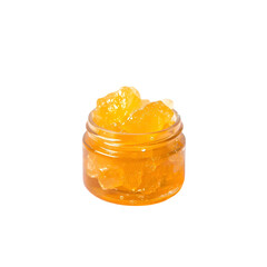 honey in glass jar