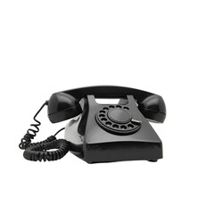 old phone isolated on white