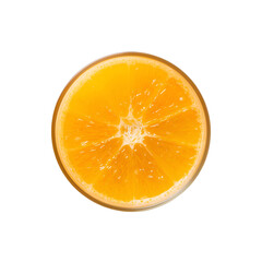 orange on white background