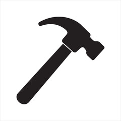 hammer tool icon vector illustration