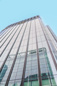 YY London building in Canary Wharf, East London.