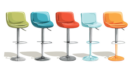 Sleek Adjustable Height Bar Stool for Contemporary Home Decor