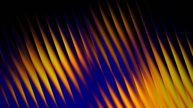 Vibrant Ribbed Glass Abstract Background Animation. Colorful abstract video with a dynamic ribbed glass effect and smooth gradient transitions, perfect for modern digital backgrounds.