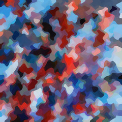 Colorful patched abstract background. Stain effect and camouflage. Spotted backdrop.