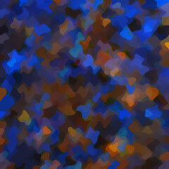 Colorful patched abstract background. Stain effect and camouflage. Spotted backdrop.