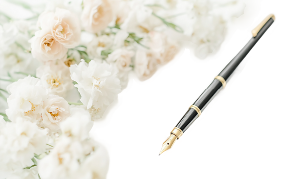 Artistic close up of romantic wedding vows capturing tenderness sincerity and timeless affection isolated on transparent background PNG