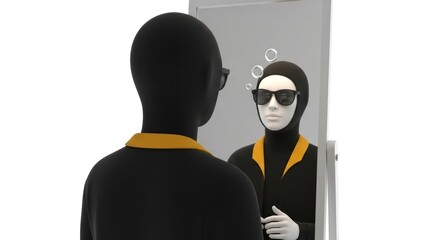 A person wearing a mask walks past a shop with a sign that reads 'SORRY WE ARE CLOSED'