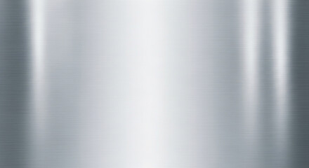 Brushed metal texture with vertical reflections, a seamless industrial background with a polished metallic surface and subtle highlights, perfect for technology or manufacturing themes
