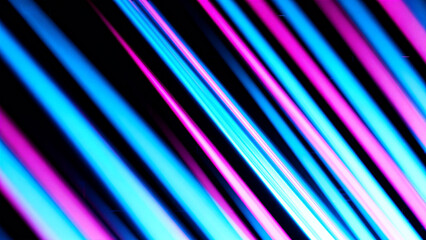 Colorful diagonal light streaks