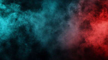 Horror-themed dark background with green, red, and blue clouds, grunge smoke texture, and black haunted atmosphere. Perfect for thriller, mystery, or movie poster design.