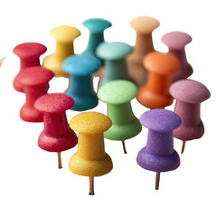 push pins png colorful pushpins png cork board pins png map pins png office supplies png transparent background image