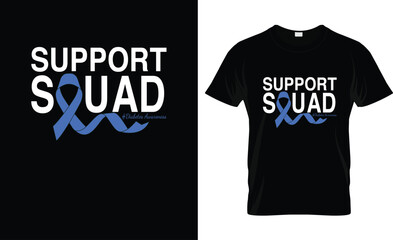 Support Squad Awareness T‑Shirt Design