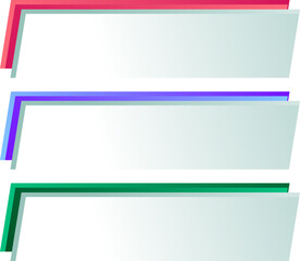 Obraz premium Element gradation table box shape