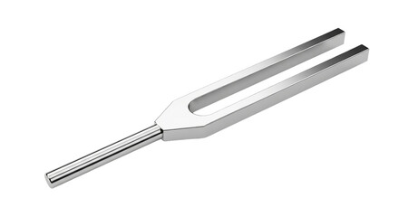 Silver Sound Tuning Fork Resonance Vibrational Healing Musical Instrument Frequency Test Precise Pitch Acoustics