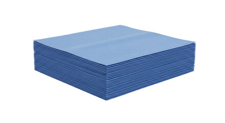 Soft Cleaning Wipes Stack Delicate Blue Paper Towels Absorbent Material Professional Wipe Supply Industrial Sheets Black