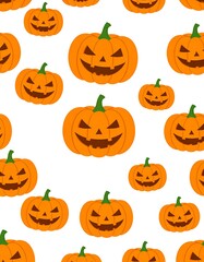 Halloween pumpkin pattern