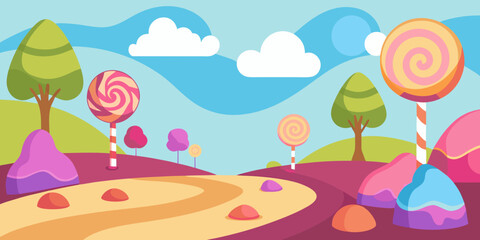 autumn landscape with trees