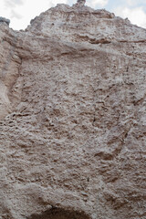 Dry Mud Drips on Canyon Wall, Natural Bridge Canyon, Death Valley National Park