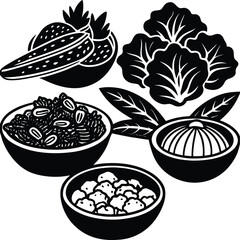 Abstract geometric pattern featuring interlocking shapes and subtle textures isolated on transparent background