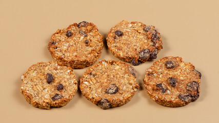 Cookies isolated close up