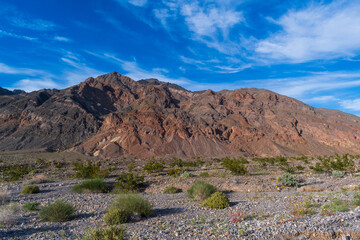 Obraz premium Textured Desert Landscape Hole in the Wall Road, Death Valley National Park